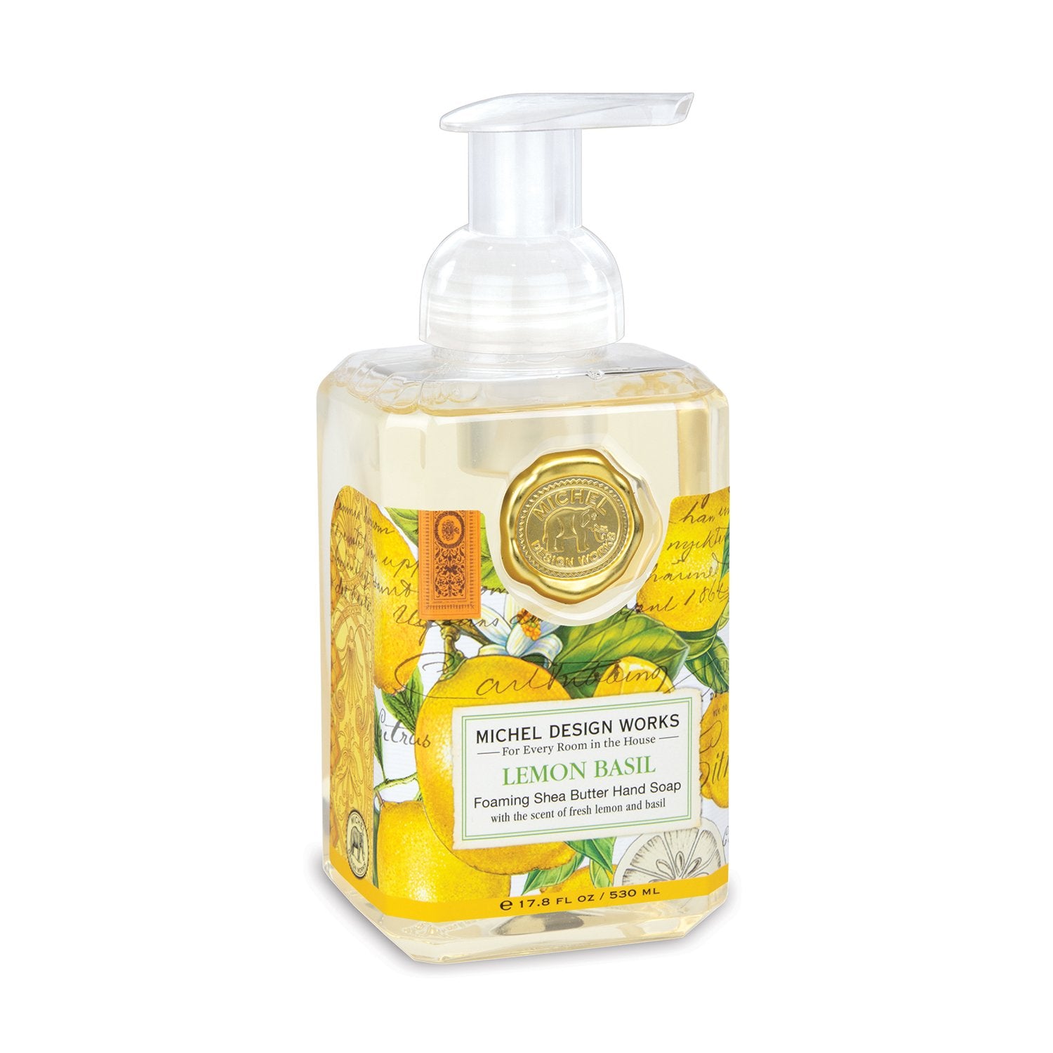 Michel Design Works Lemon Basil Foaming Hand Soap Joshua Company