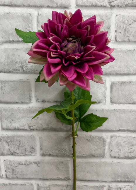 Mauve Dahlia Spray 21"