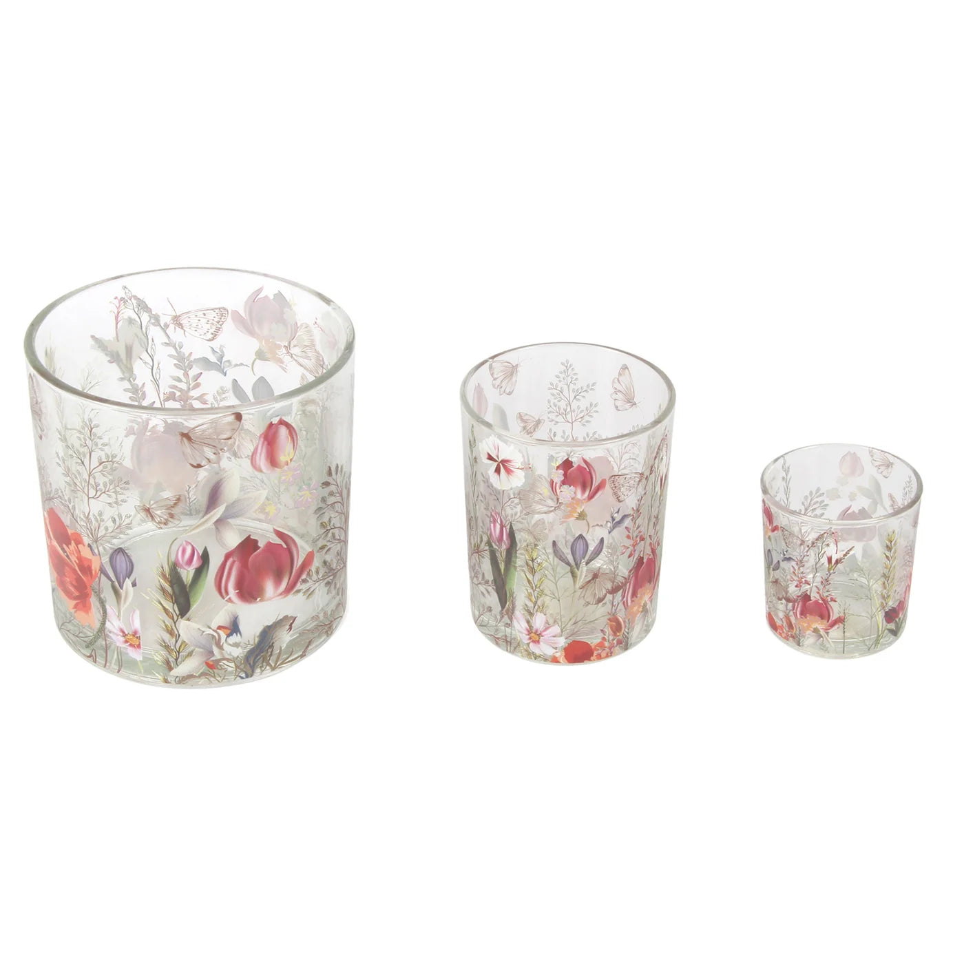 Floral Hurricanes Pink (Assorted Sizes)