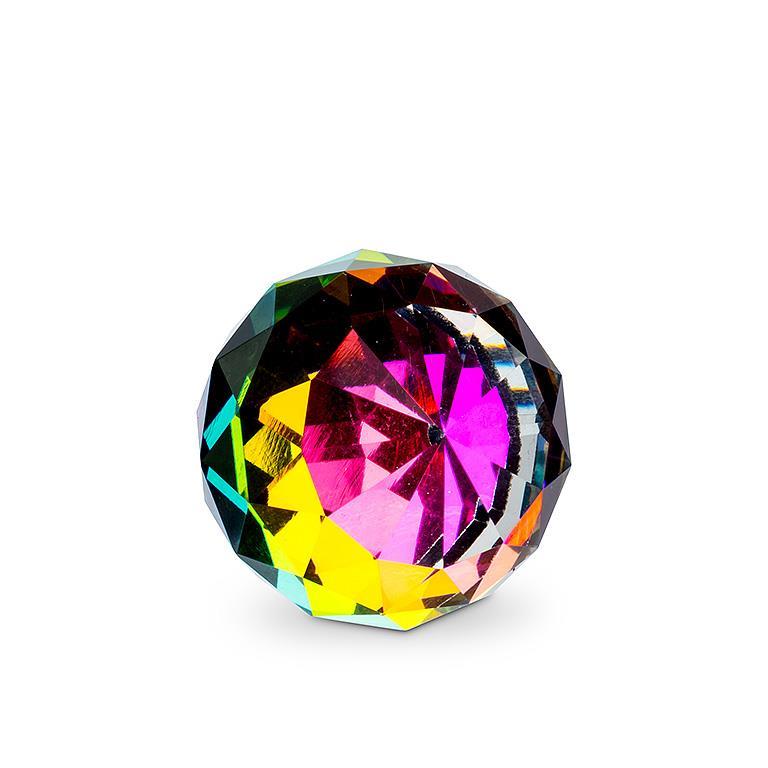 Crystal Cut Ball Prism - Small