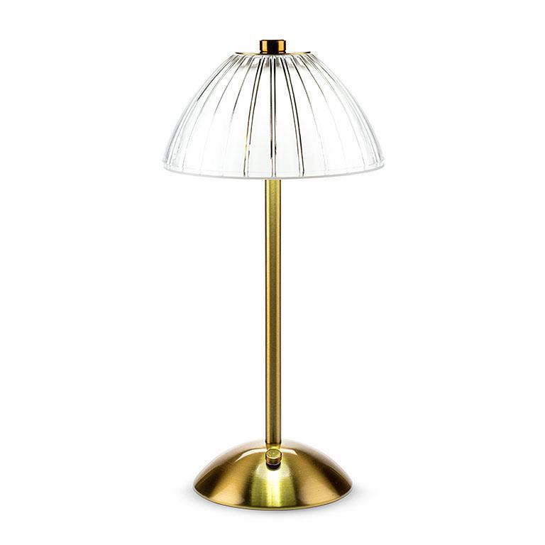 Fancy Shade LED Table Light Gold