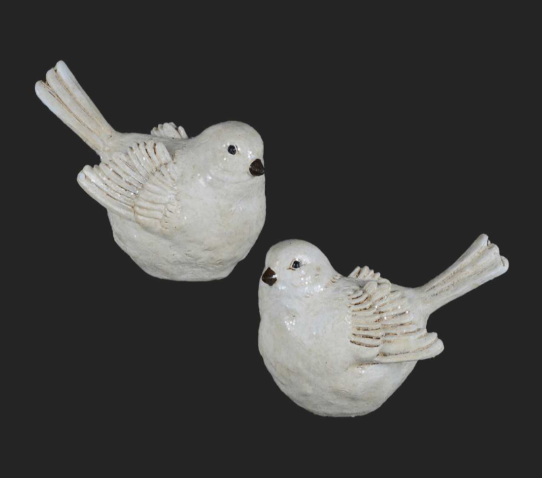 Beige Sitting Bird - Assorted