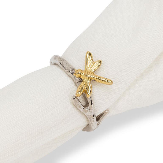 Dragonfly on Branch Napkin Ring