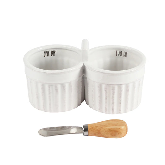 One Two Dip Bowl - White