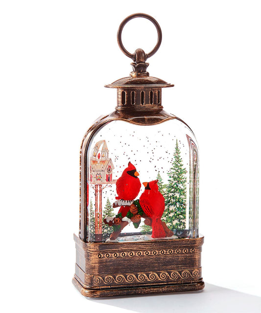 Cardinal Water Globe Lantern