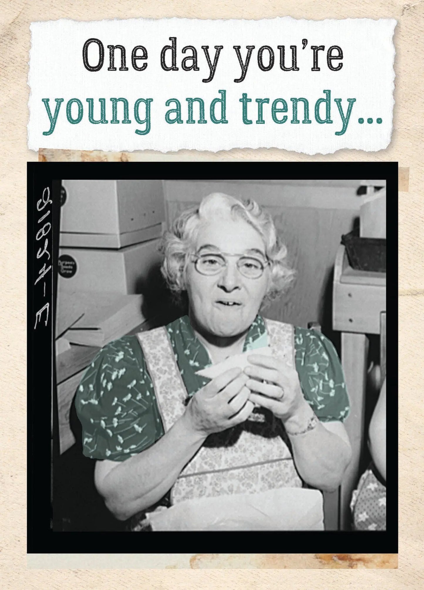 Young and Trendy - Birthday Card