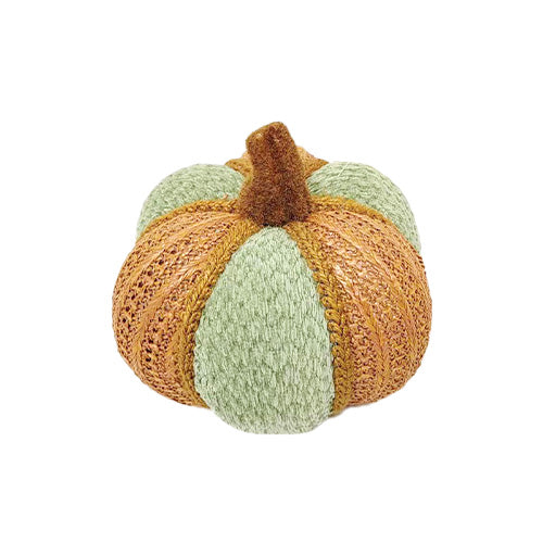 Blue Fabric Pumpkin (2 sizes)