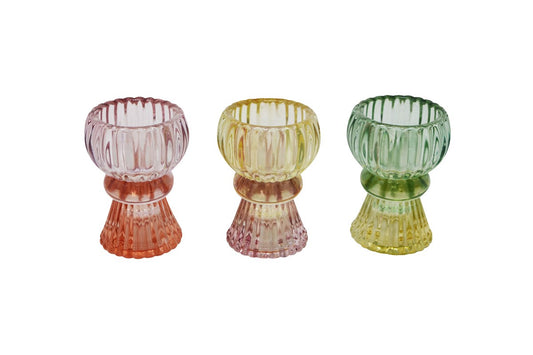 Reversible Candle Holder Assorted Colours