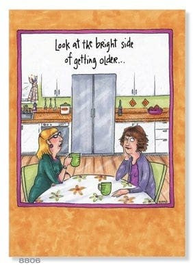 The Bright Side 50th Birthday Card