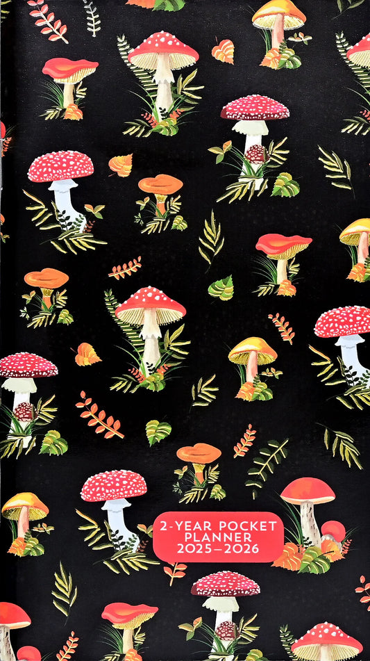 Mushroom Pocket Calendar 2YR