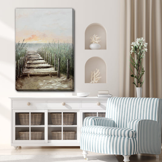 Sunset Beach Path 28" x 40" **Store Pickup Only**