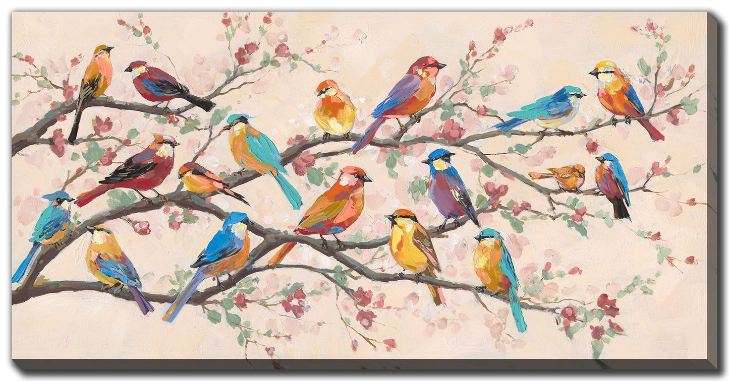 Vibrant Songbirds Print *Pick Up Only