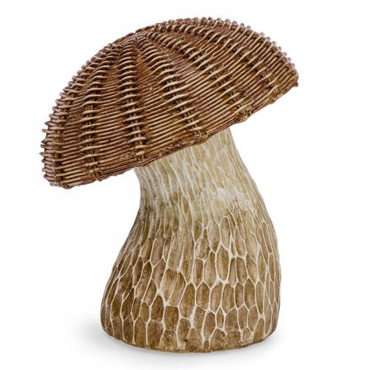 Decorative Mushroom with Woven Top (2 Sizes)