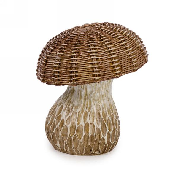 Decorative Mushroom with Woven Top (2 Sizes)