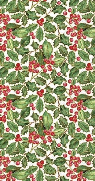 Holly Paper Napkins (3 Sizes)