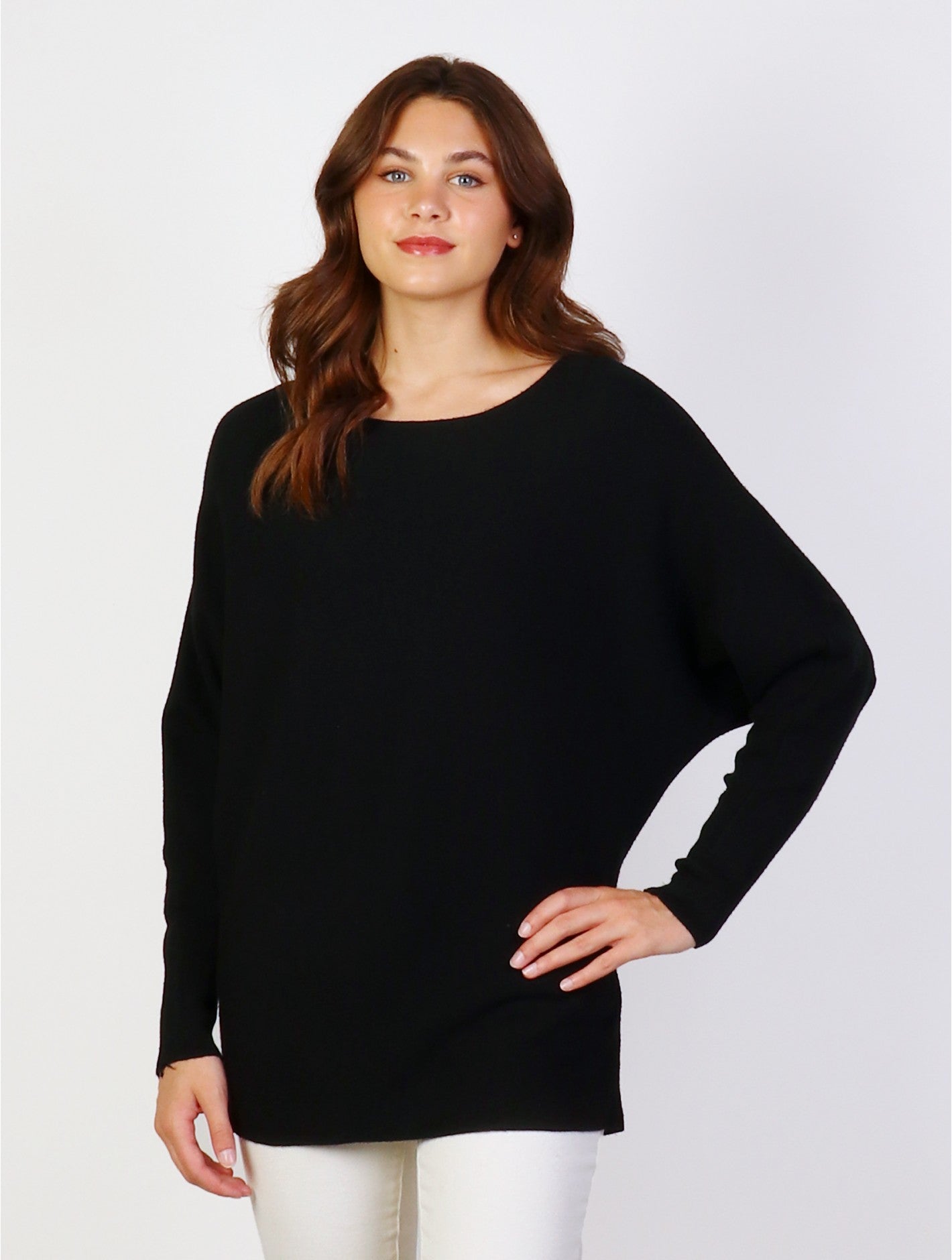 Dolman Sleeve Top - Black