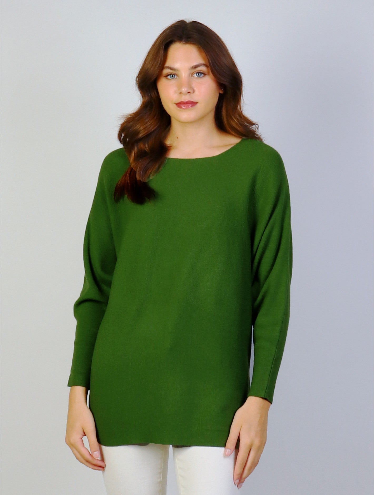 Dolman Sleeve Top - Dark Green