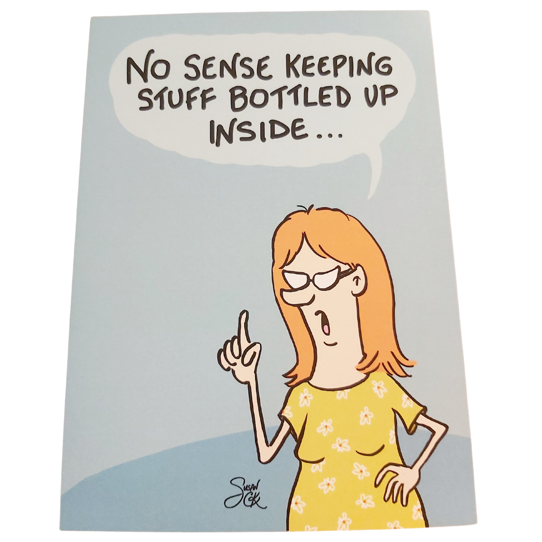 Bottled Up Inside Birthday Card