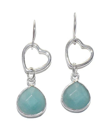 Semi-Precious Dangling Earring