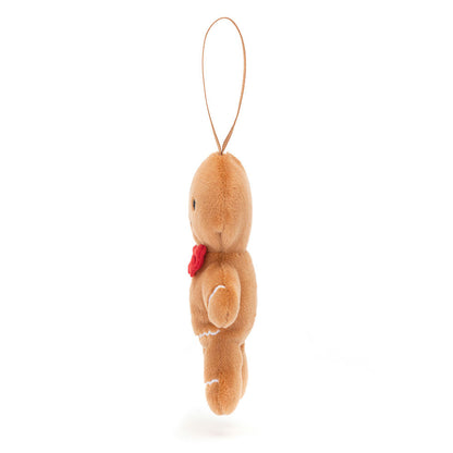 Jellycat Festive Folly Gingerbread Fred Ornament