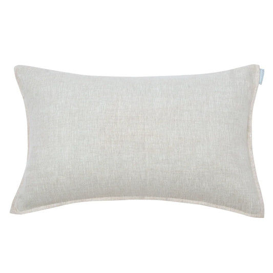 Linen Feather Cushion 14" x 22" - Natural