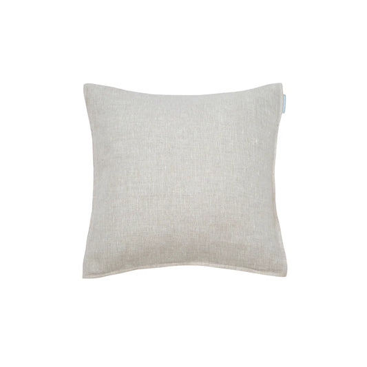 Linen Feather Cushion 18" - Natural