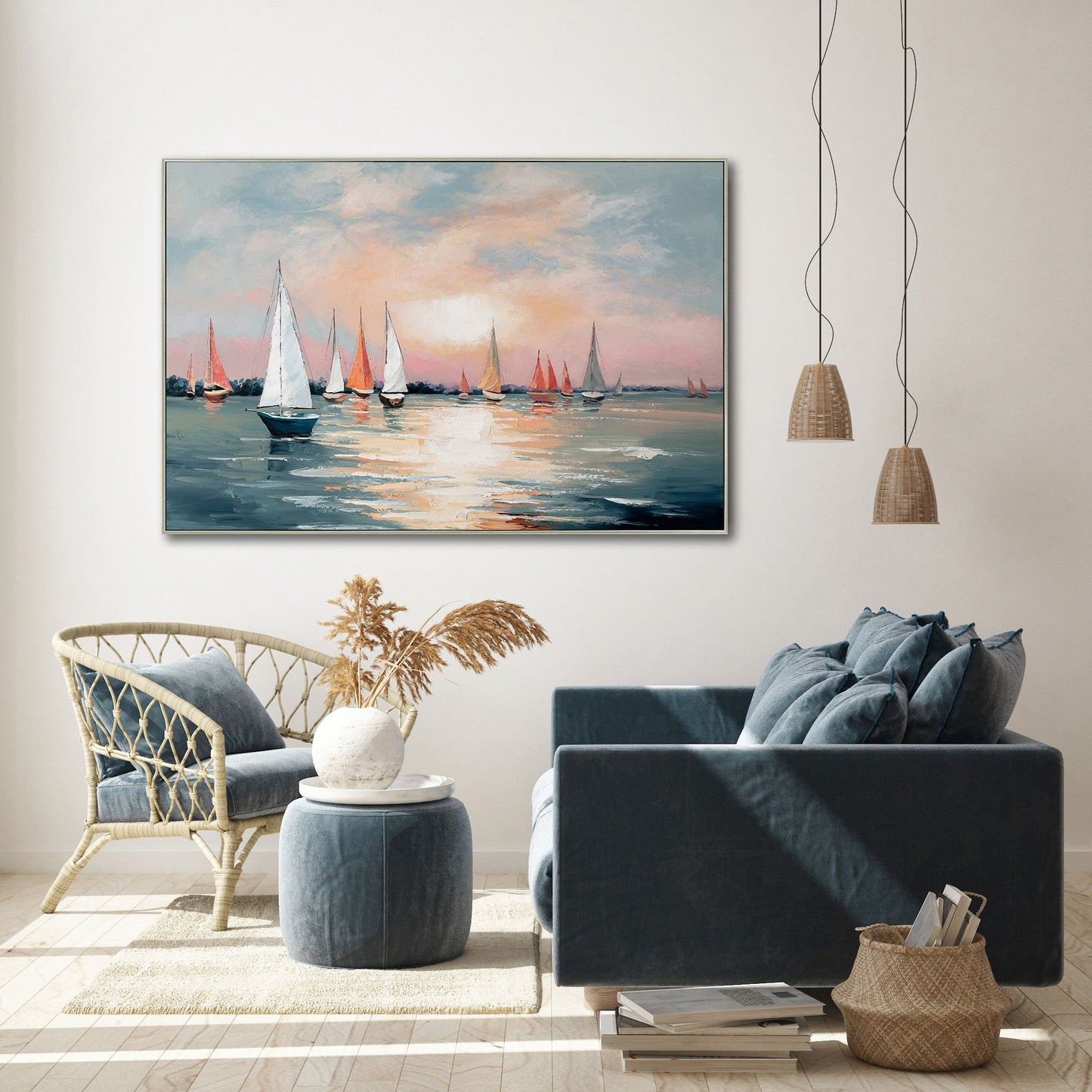 Sails at Sunset 32" x 48" **Store Pickup Only**