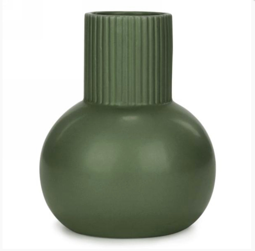 Green Bubble Vase