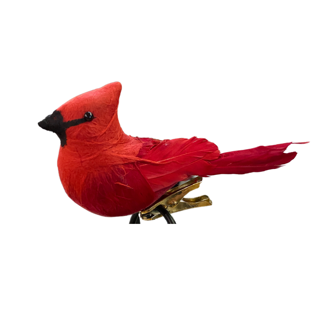 Cardinal Bird Clip Ornament