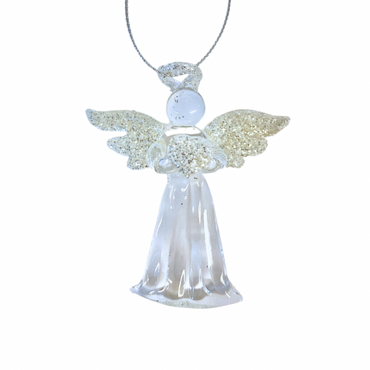 Clear Angel Ornament (Assorted)