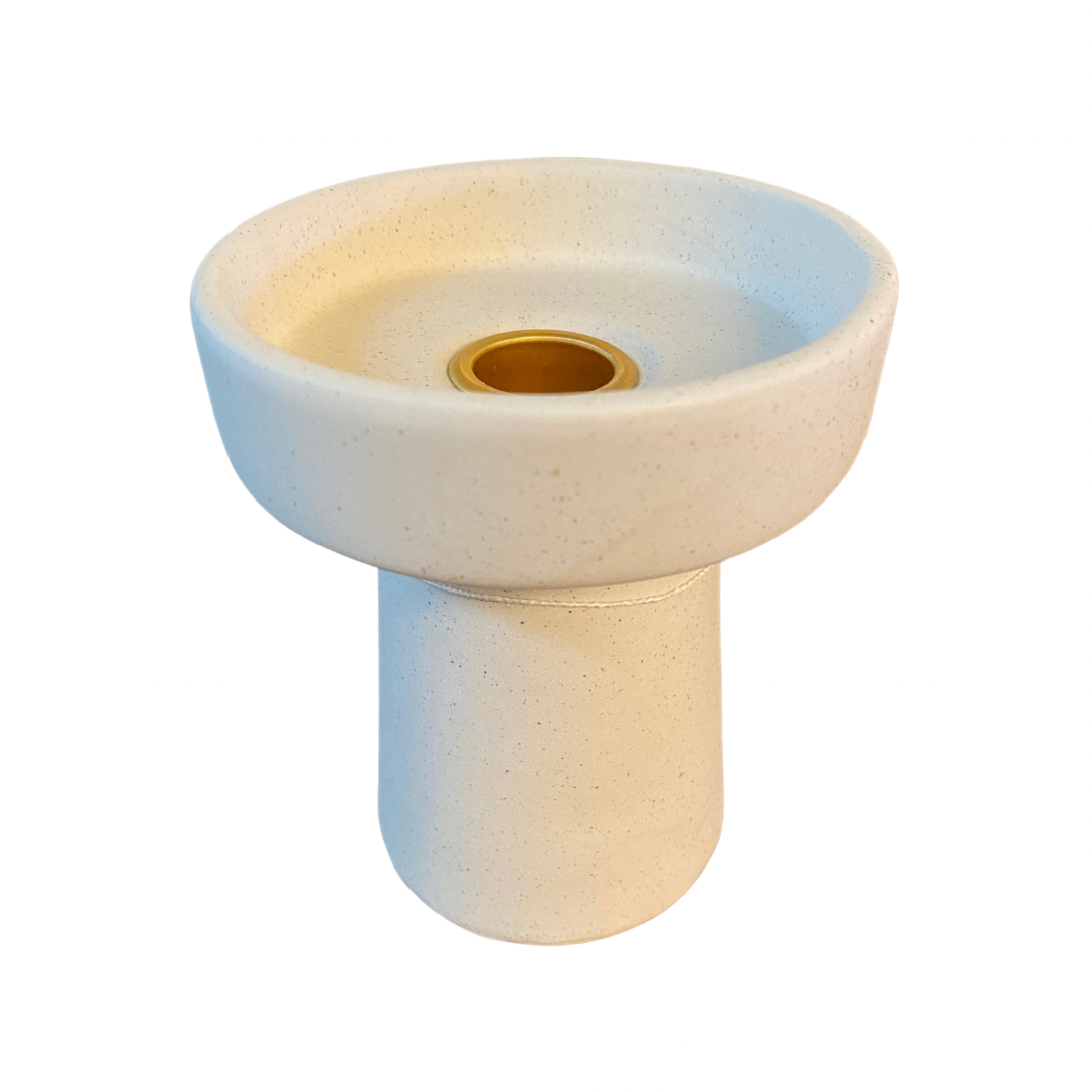 Ivory Candle Holder (2 Sizes)