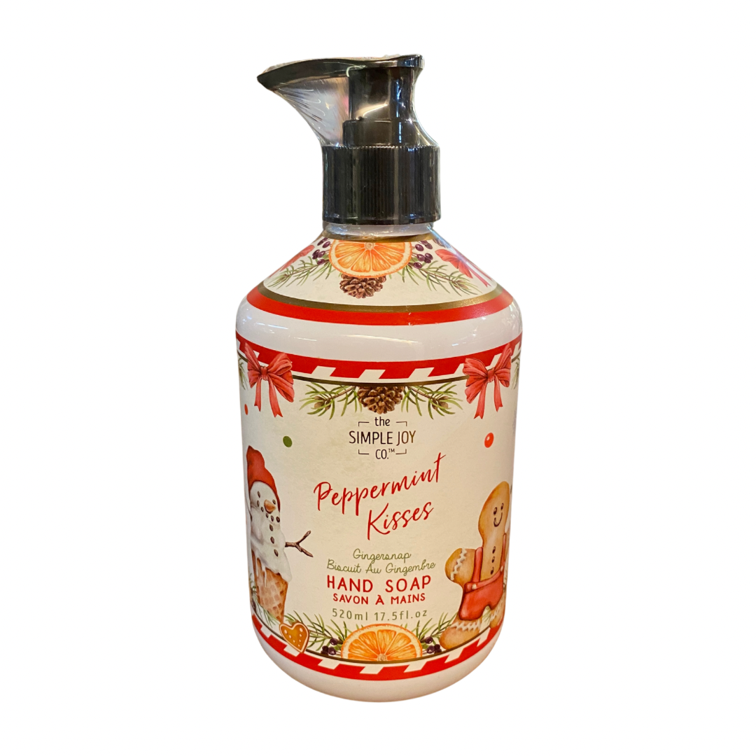 Peppermint Kisses Gingersnap Hand Soap