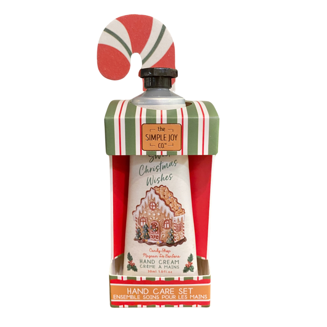 Emery Board and Hand Lotion Set - Gingerbread House