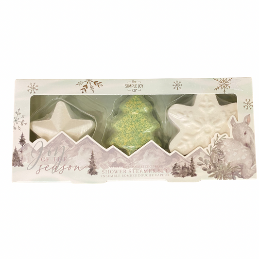 Shower Steamer Set - Star, Tree, Snowflake