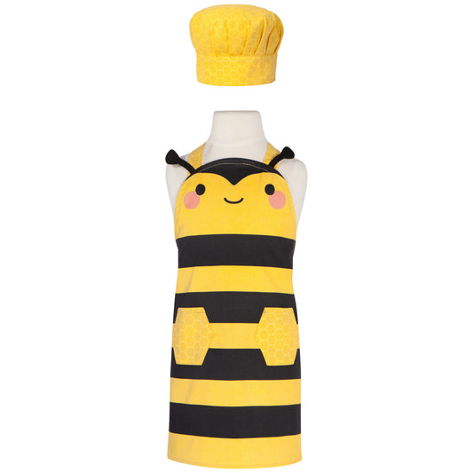 Bumblebee Daydream Kid's Apron and Hat