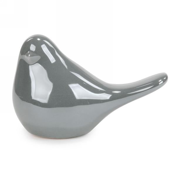 Grey Ceramic Bird