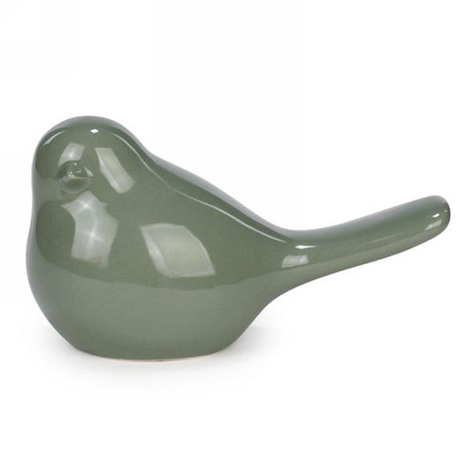 Sage Green Ceramic Bird