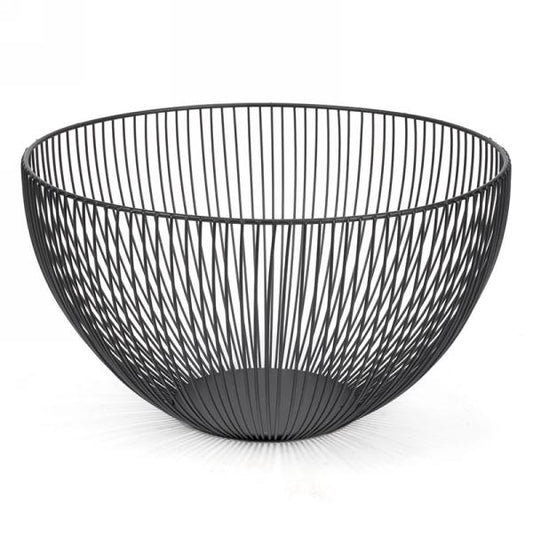 Black Metal Wire Bowl