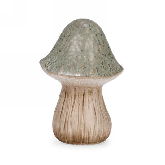 Ceramic Mushroom Green 6"