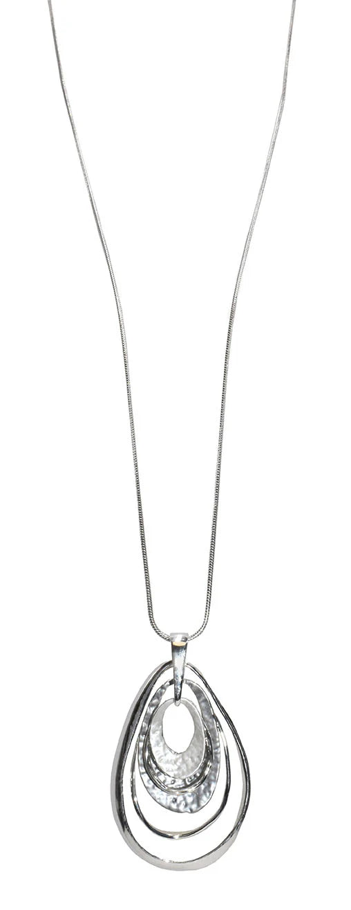 Long Multi Teardrop Necklace