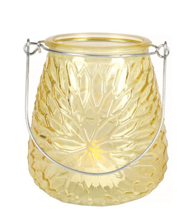 Tea Light Lantern Yellow