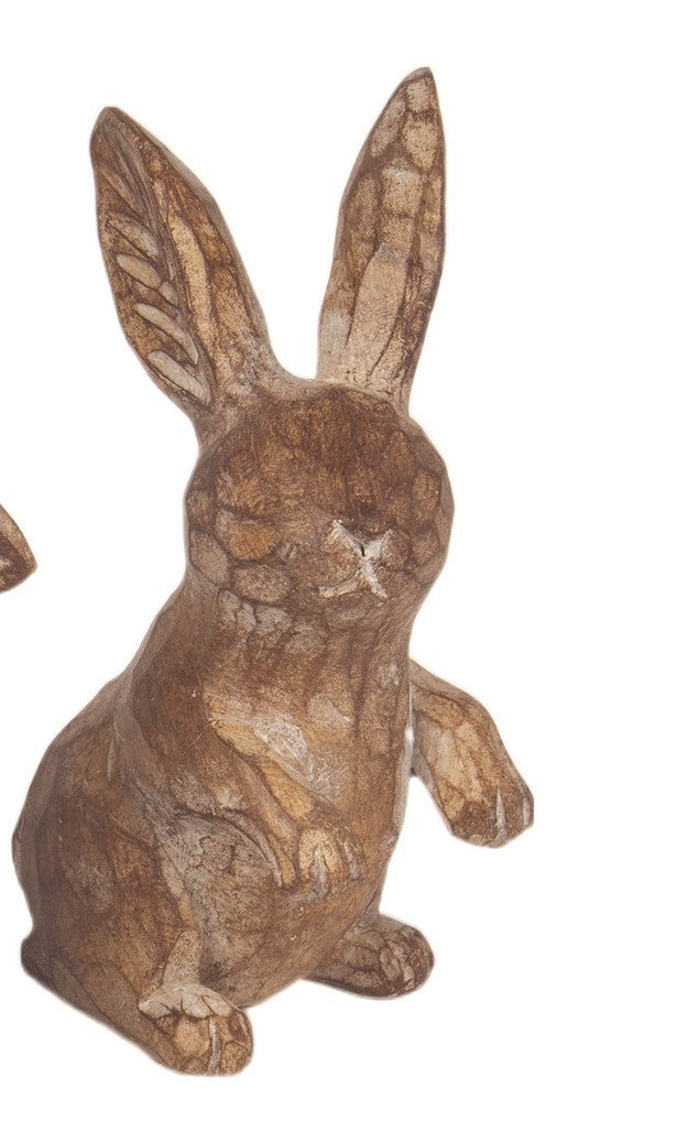 Brown Carved Bunny - Assorted Styles