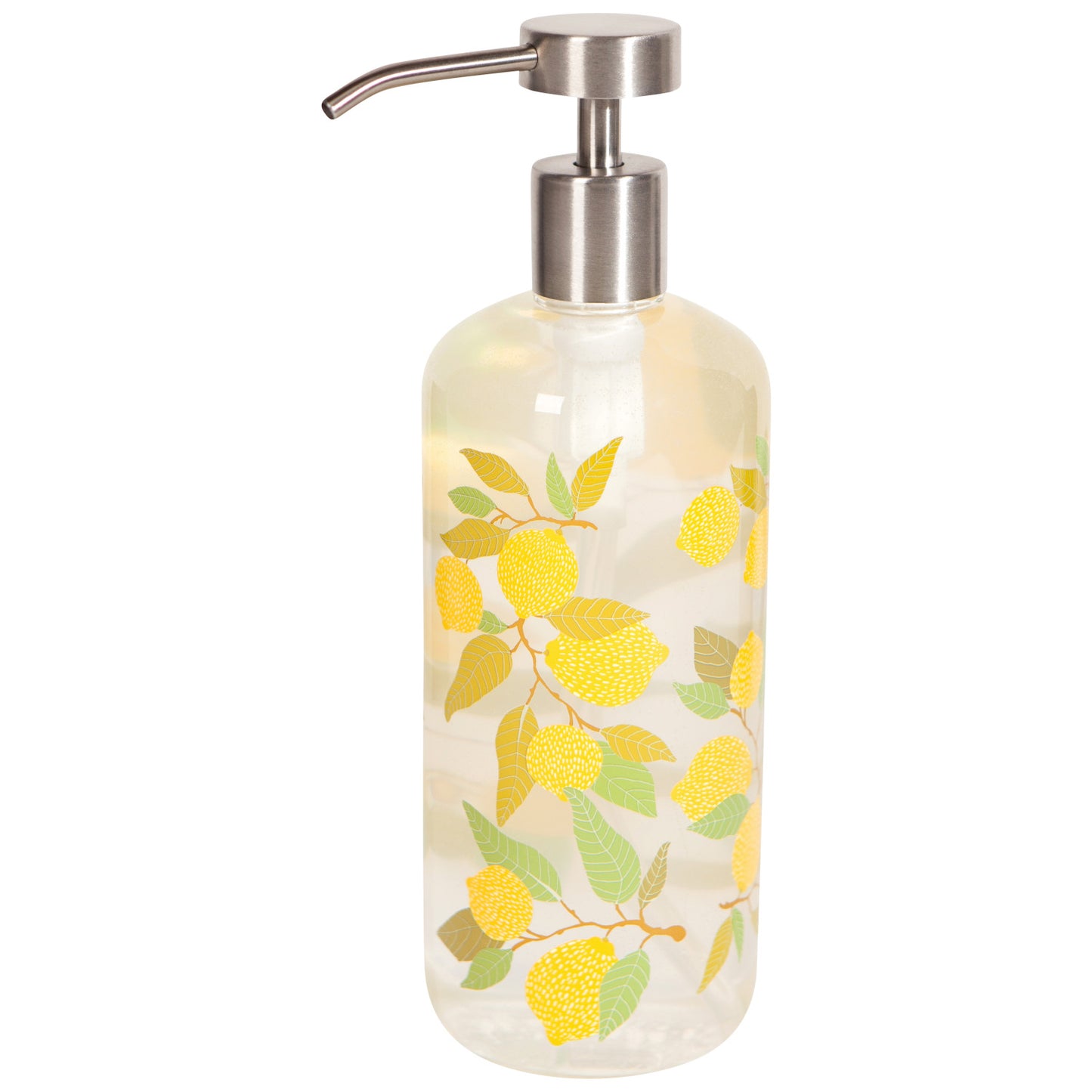 Lemons Glass Soap Pump