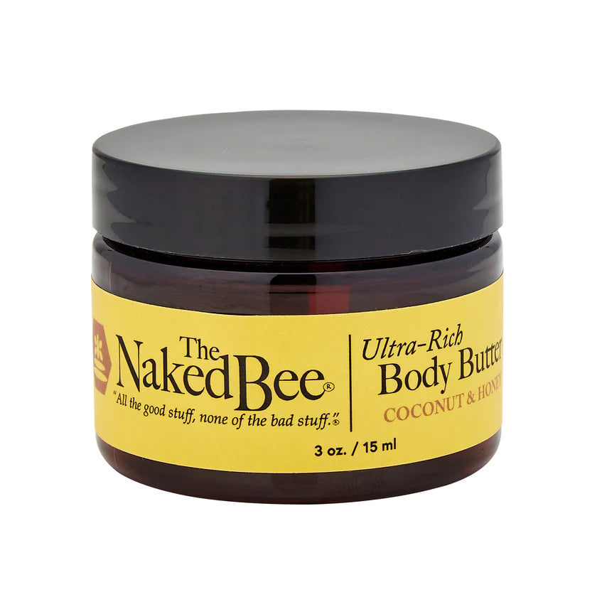 The Naked Bee Ultra Rich Body Butter - Coconut and Honey 3 oz