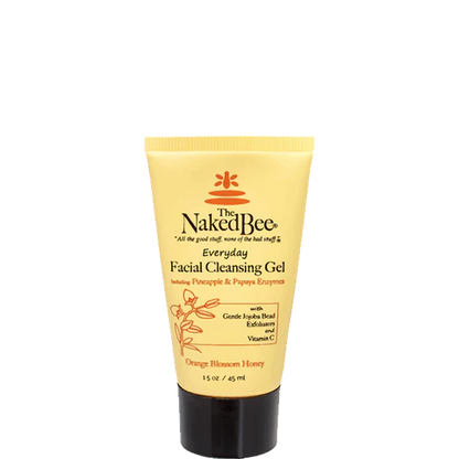 The Naked Bee Facial Cleansing Gel - Orange Blossom and Honey (2 Sizes)