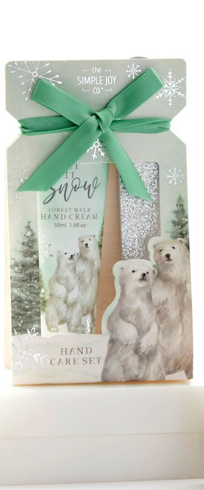 Hand Lotion with Emery Board Set - 3 Assorted