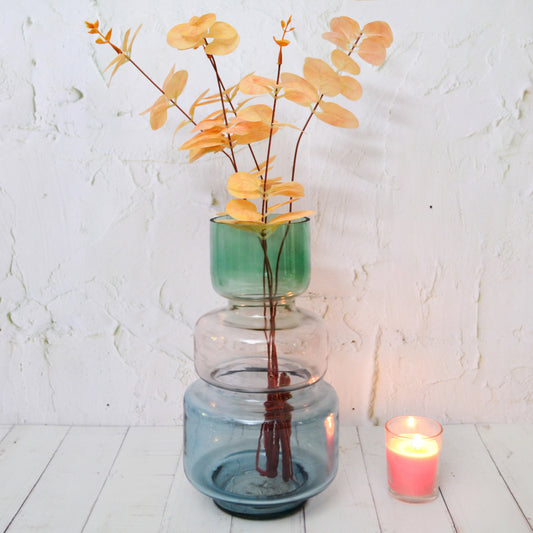 Scabiosa Tiered Glass Vase - Large