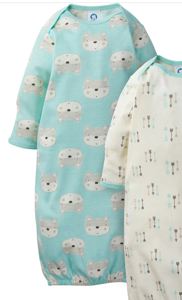 Fox Night Gown 0-6 mos (Assorted Styles)