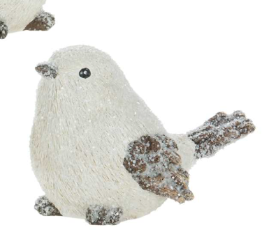 White Bird with Brown Wings - Assorted Styles