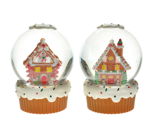 Gingerbread Snow Globe (2 styles)